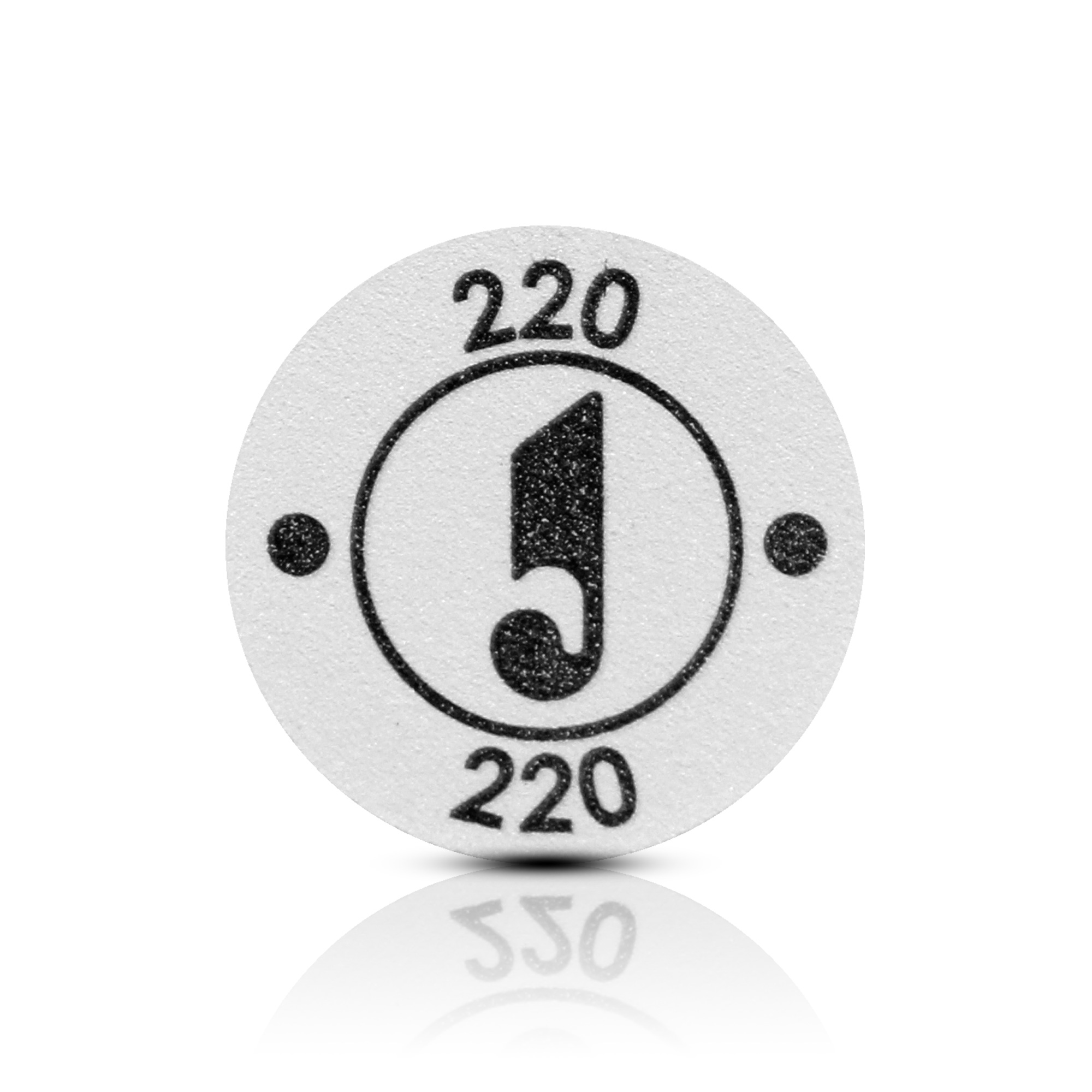 Диск для педикюра JAPURE 220/D25 Белый /J-DISK 220/D25 White - Image 2