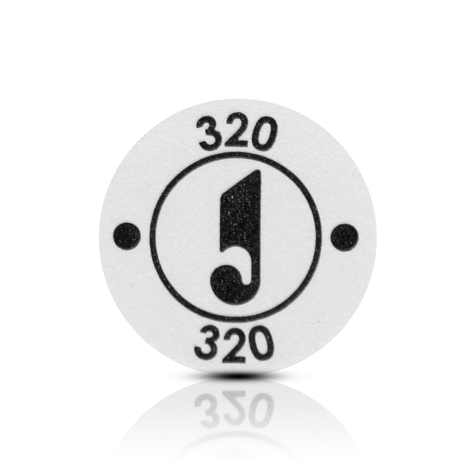 Диск для педикюра JAPURE 320/D25 Белый /J-DISK 320/D25 White - Image 2