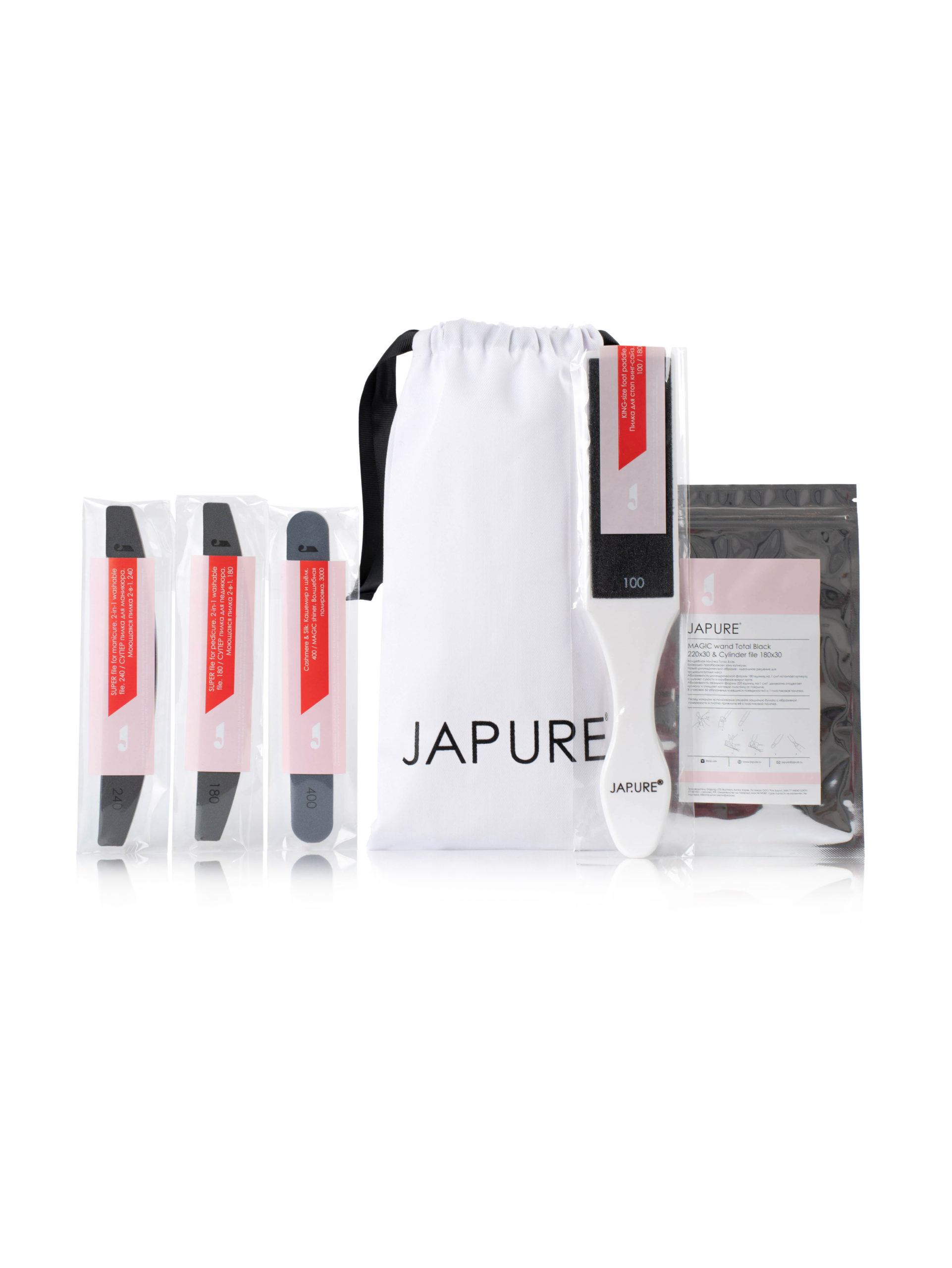 Manicure + Pedicure Stars Kit / Набор для маникюра и педикюра в подарочном мешочке